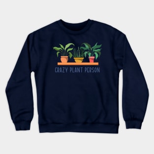 Crazy Plant Person Crewneck Sweatshirt